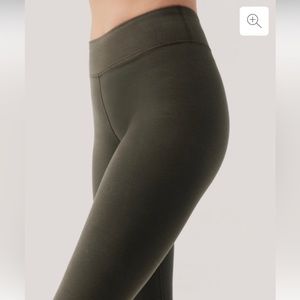 Pact Purefit Leggings in Charcoal Heather high rise organic cotton